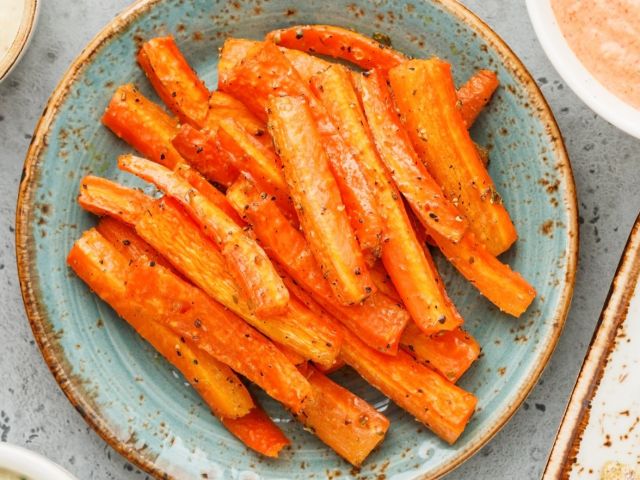 Deliciosa preparación de zanahorias al coco