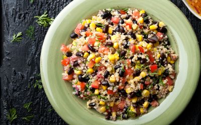 Ensalada de quinua, maíz y frijoles negros - Gourmet 3