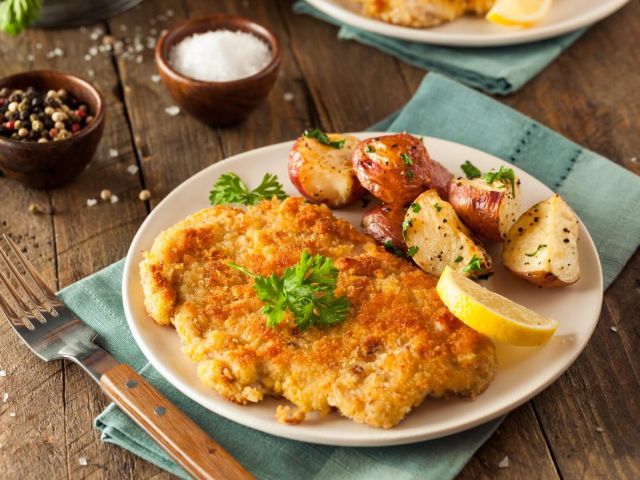 Milanesa de pollo con Gourmet®