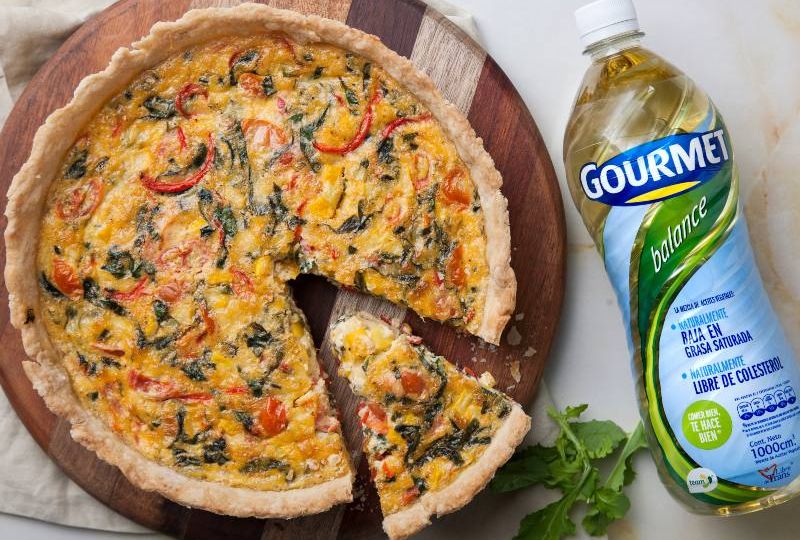 Cómo preparar quiche de vegetales