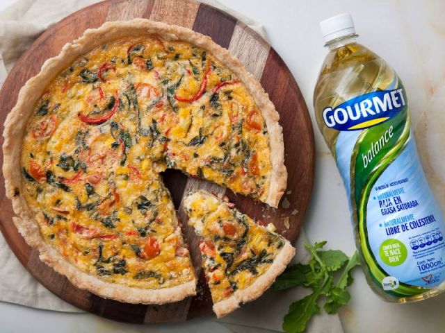 Cómo preparar quiche de vegetales