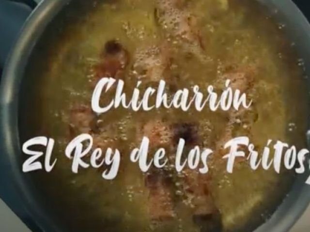 Chicharron crocante con Aceite Gourmet® Frito Experto