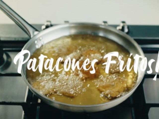 Patacones con Aceite Gourmet® Frito Experto