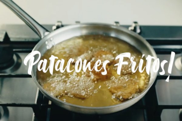 Patacones con Aceite Gourmet® Frito Experto